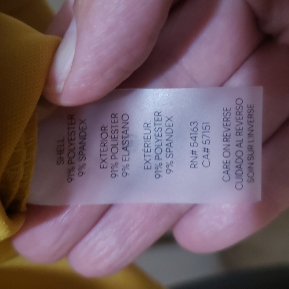 NWT 🎀 Calvin Klein Dreass Ochre Gold Sheath - Picture 7 of 9